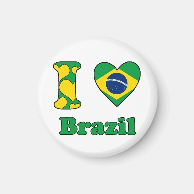 I kärlek Brasilien magnet (Framsidan)