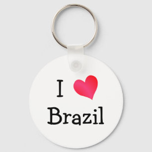 I Kärlek Brasilien Nyckelring