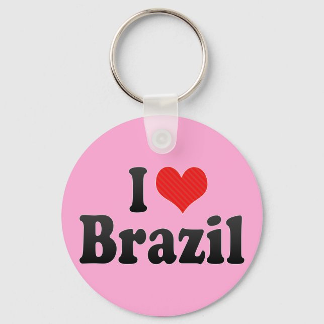 I Kärlek Brasilien Nyckelring (Framsida)