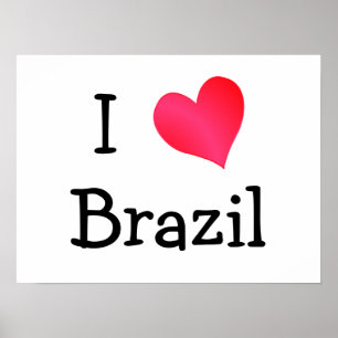 I Kärlek Brasilien Poster