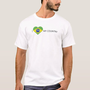 I Kärlek Brasilien T Shirt