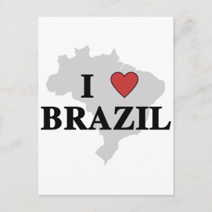 I Kärlek Brasilien Vykort