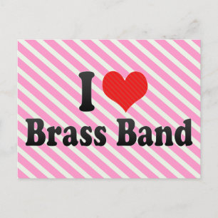 I Kärlek Brass Band Vykort