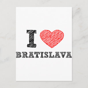 I kärlek Bratislava Vykort