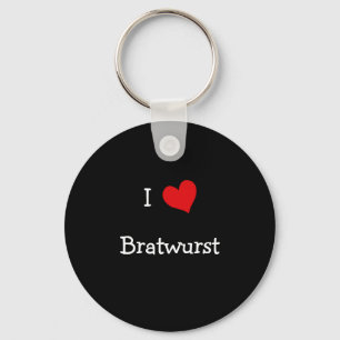 I Kärlek Bratwurst Nyckelring
