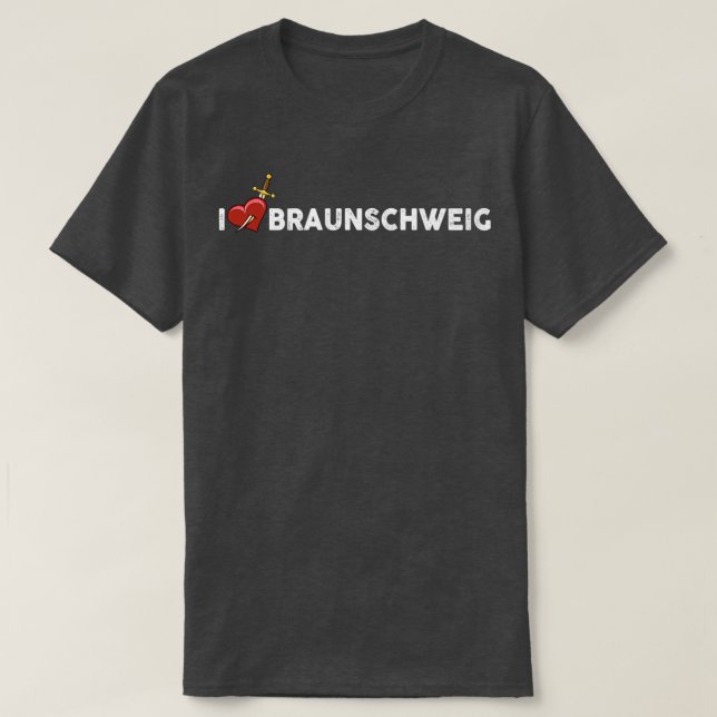 I kärlek Braunschweig T Shirt (Design framsida)