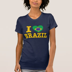 I kärlek brazil tee shirt