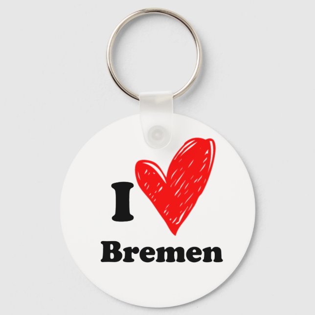 I kärlek Bremen Nyckelring (Framsida)