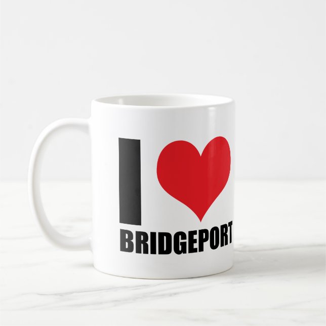 I kärlek Bridgeport Kaffemugg (Vänster)