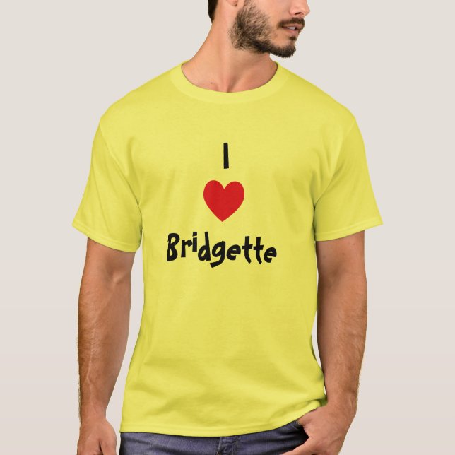 I Kärlek Bridgette Tee Shirt (Framsida)