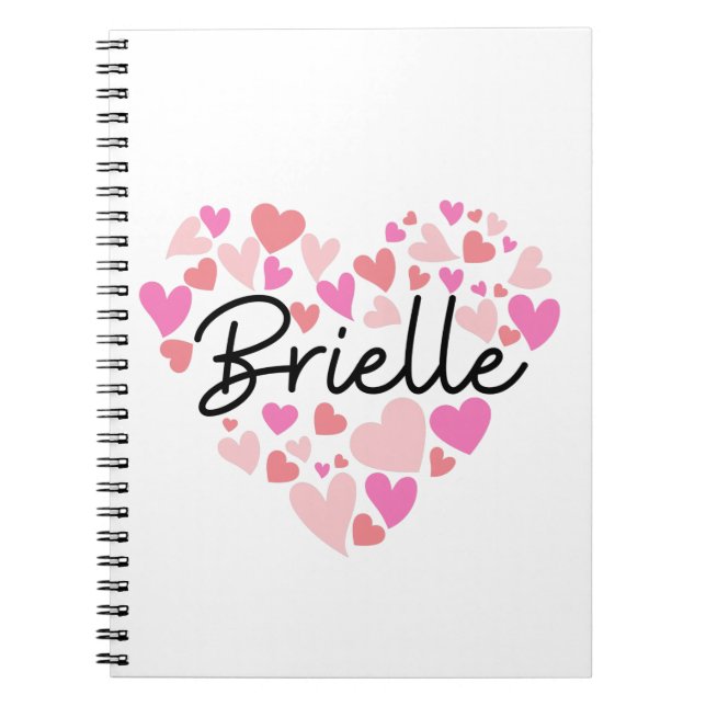 I kärlek Brielle Anteckningsbok (Framsidan)