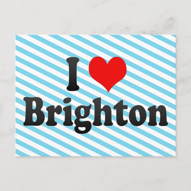 I Kärlek Brighton, Förenade kungariket Vykort (Framsida)