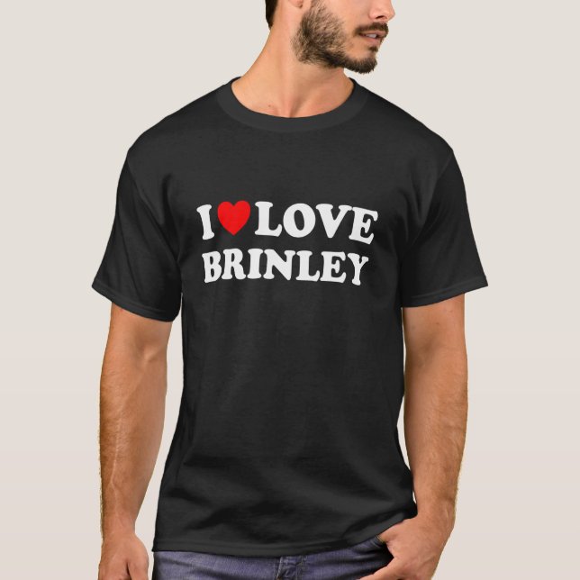 I Kärlek Brinley I Heart Brinley T Shirt (Framsida)