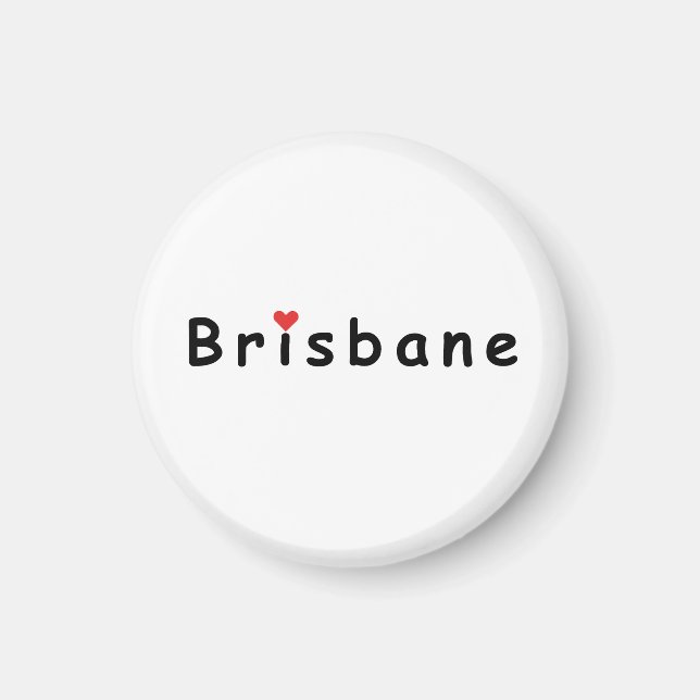 I kärlek Brisbane Magnet (Framsidan)