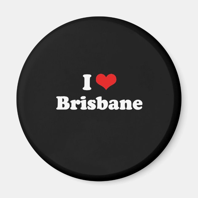 I KÄRLEK BRISBANE MAGNET (Framsidan)