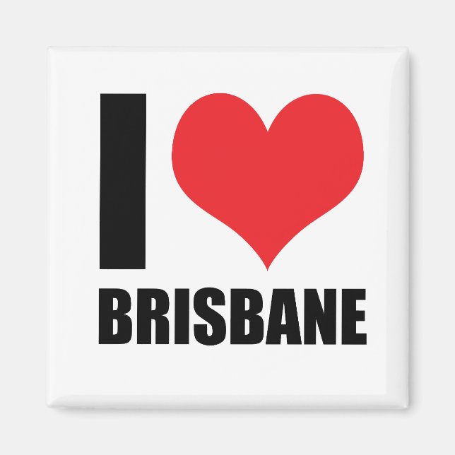 I kärlek Brisbane Magnet (Framsidan)