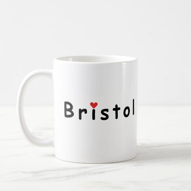 I kärlek Bristol Kaffemugg (Vänster)