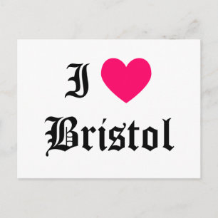I Kärlek Bristol Vykort