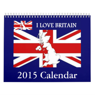 I KÄRLEK BRITAIN 2015 Wall Calendar Kalender