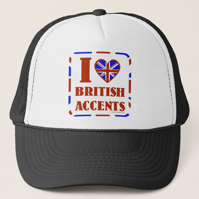 I kärlek British Accents Keps (Framsida)