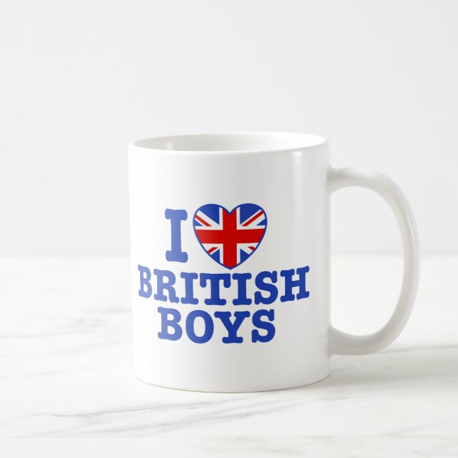 I Kärlek British Boys Kaffemugg (Höger)