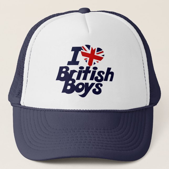 I Kärlek British Boys Keps (Framsida)