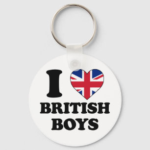 I kärlek British boys Nyckelring