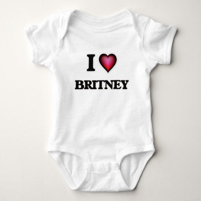 I Kärlek Britney Tee Shirt (Framsida)
