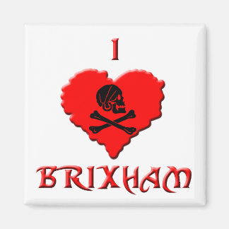 I Kärlek Brixham Magnet