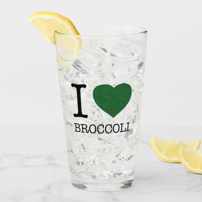I KÄRLEK BROCCOLI GLASKOPP (Framsida Ice)