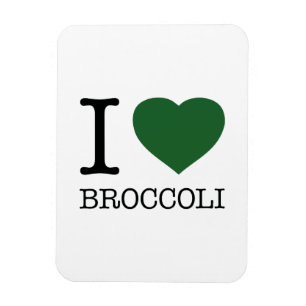 I KÄRLEK BROCCOLI MAGNET