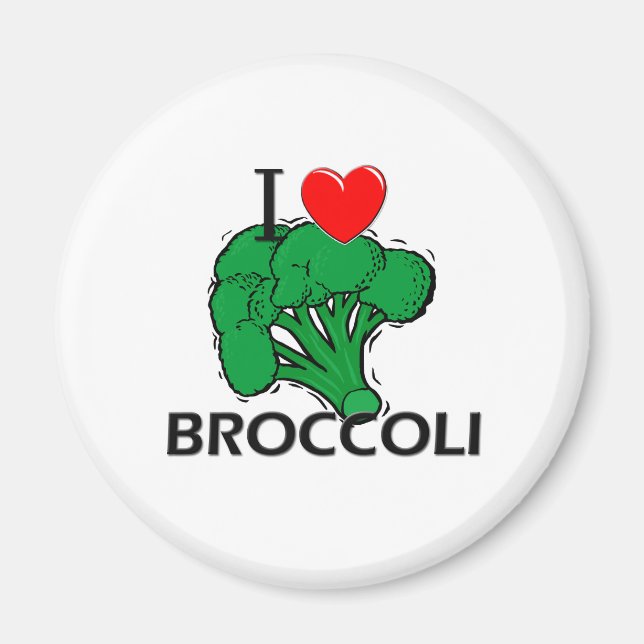 I Kärlek Broccoli Magnet (Framsidan)