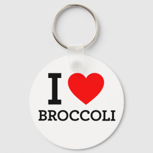 I Kärlek Broccoli Nyckelring