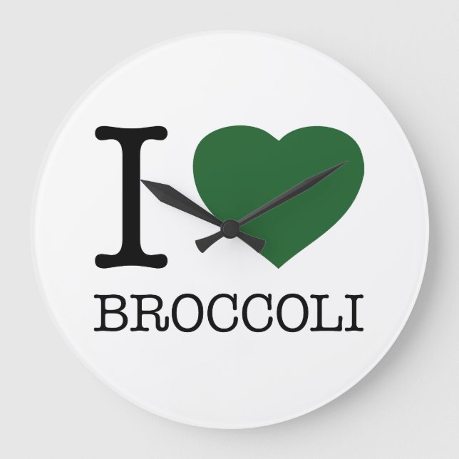 I KÄRLEK BROCCOLI STOR KLOCKA (Framsida)