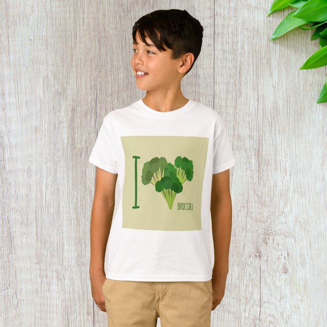 I Kärlek Broccoli T Shirt (Skapare uppladdad)