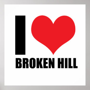 I kärlek Broken Backe Poster