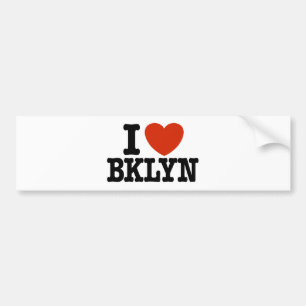 I Kärlek Brooklyn Bildekal
