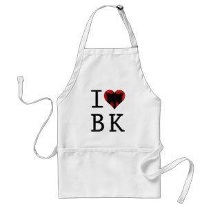 I Kärlek Brooklyn BK NYC Förkläde