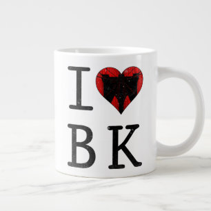 I Kärlek Brooklyn BK NYC Jumbo Mugg