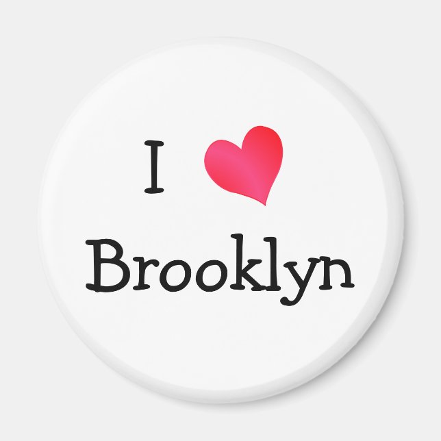 I Kärlek Brooklyn Magnet (Framsidan)
