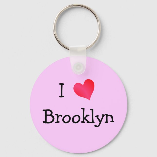 I Kärlek Brooklyn Nyckelring (Framsida)