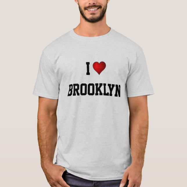 I Kärlek Brooklyn T Shirt (Framsida)