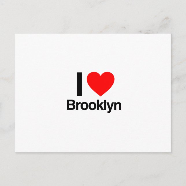 i kärlek brooklyn vykort (Framsida)
