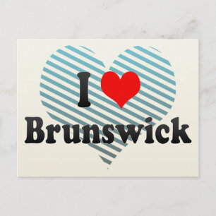I Kärlek Brunswick, Förenade Stater Vykort