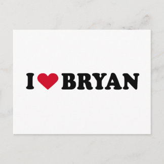 I KÄRLEK BRYAN VYKORT