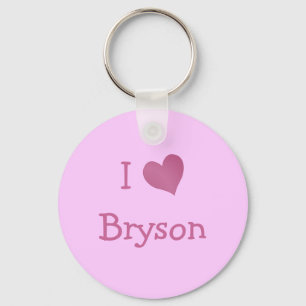 I Kärlek Bryson Nyckelring