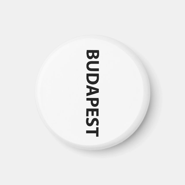 I kärlek Budapest Magnet (Framsidan)