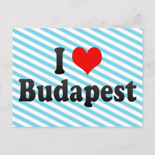 I Kärlek Budapest, Ungern Vykort