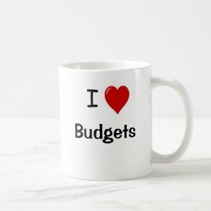 I Kärlek-budgetarna - jag tackar hjärtbudgetarna Kaffemugg