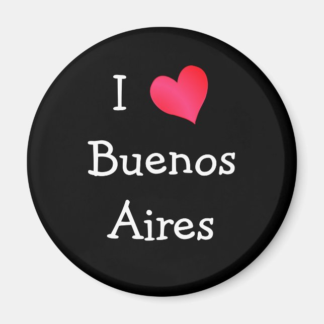 I Kärlek Buenos Aires Magnet (Framsidan)
